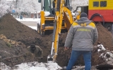 На перехресті вулиць Київської та Хлібної стався порив на трубопроводі