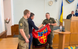 Бойові прапори від захисників та вдячність Житомиру за підтримку