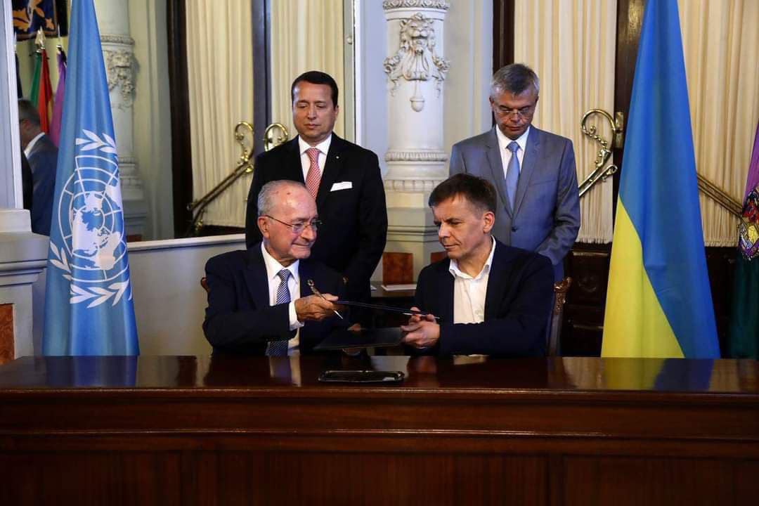 Міський голова Сергій Сухомлин зустрівся із мером іспанського міста Малага Francisco de la Torre Prados 