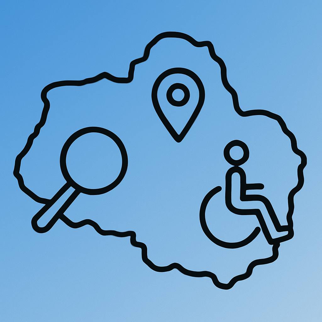 Інтерактивна мапа універсальних інклюзивних послуг на рівні області